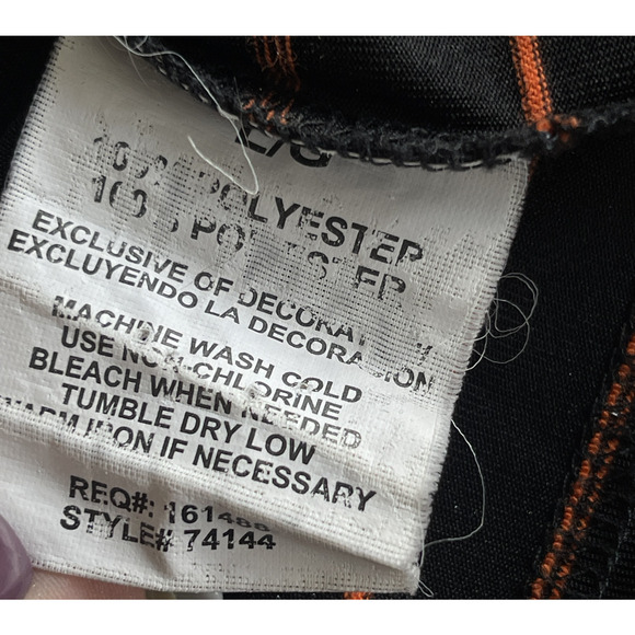 Genuine Merchandise Mens SF Giants Polo Shirt Striped Large Baseball MLB - Picture 6 of 11